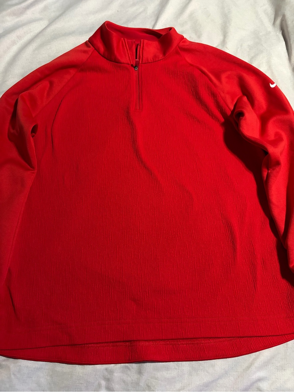 Nike Women’s Red Quarter-Zip Sweater